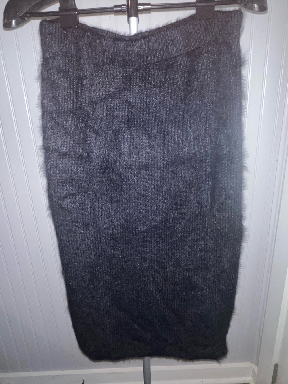 Timing Cozy Black Pencil Skirt
